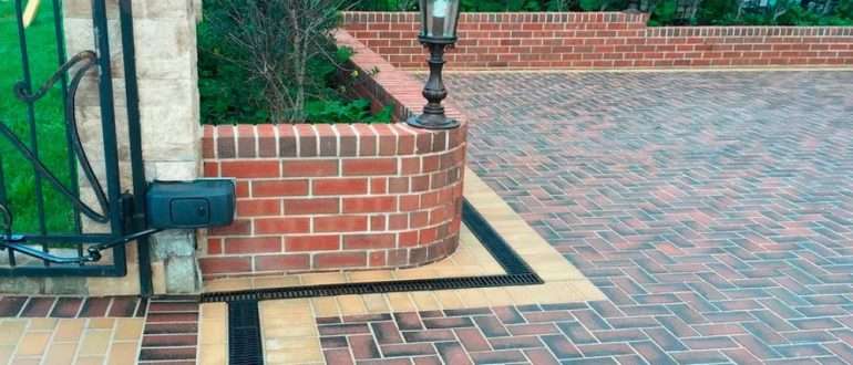 Недорогая тротуарная плитка для благоустройства территории