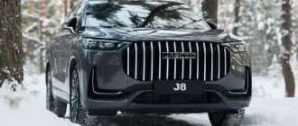Jaecoo J8: стильный внедорожник с премиальными опциями