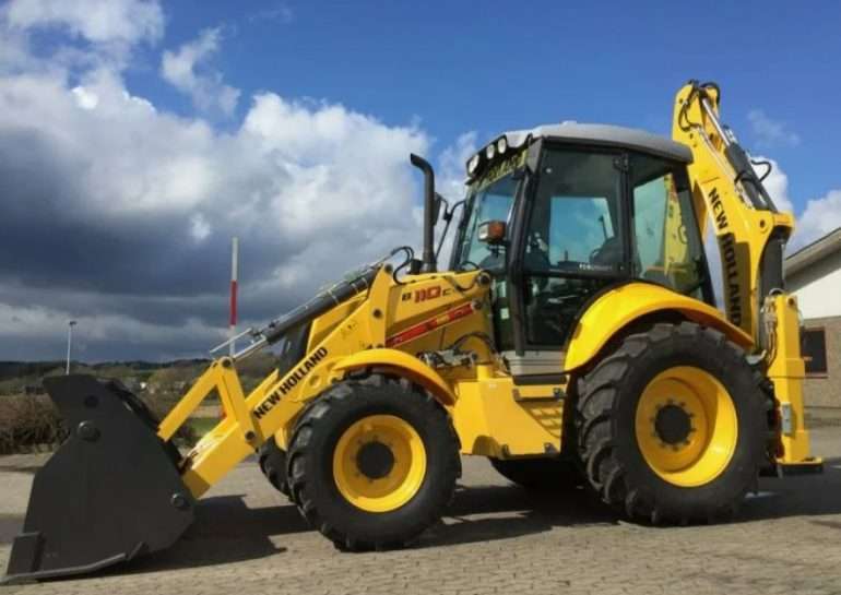 Экскаватор-погрузчик New Holland 110b: технические характеристики и возможности